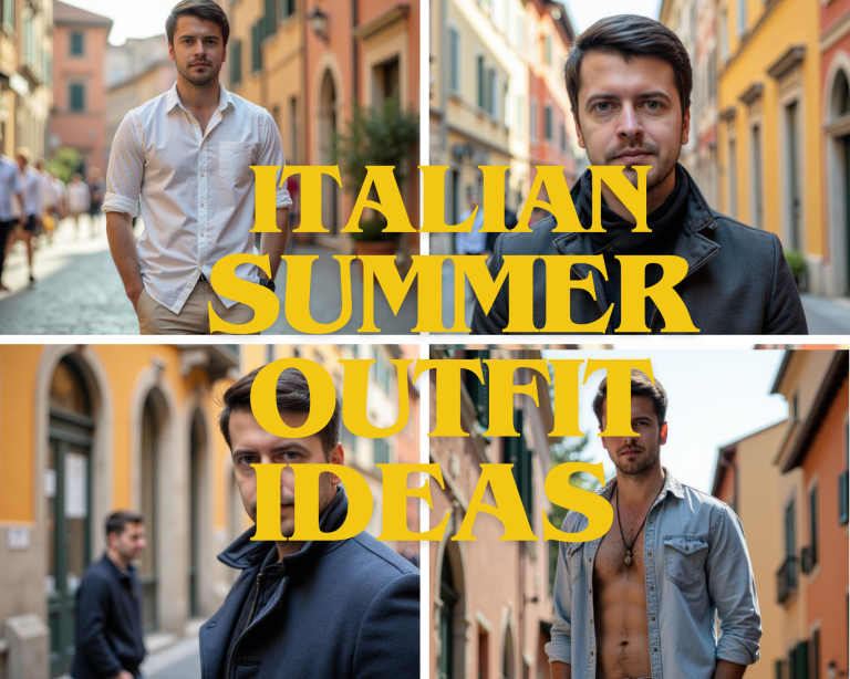 Summer Outfits for Men Traveling to Italy
