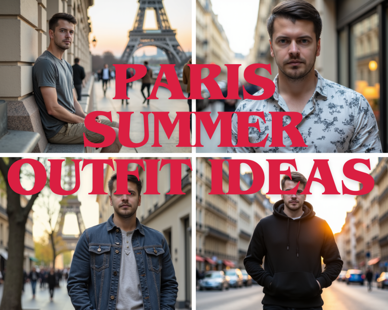 Top 10 Summer Outfits for Vacation in Paris For Men