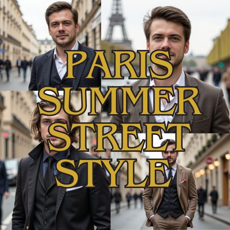 Top 10 Paris Summer Street Style For Men